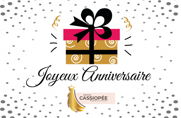 cartecadeau joyeux anniversaire