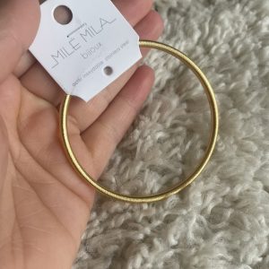 Bracelet jonc doré
