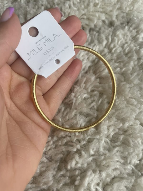 Bracelet jonc doré