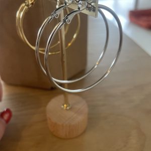 Boucles argentee