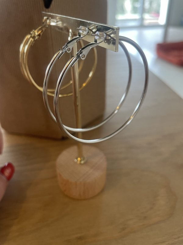 Boucles argentee