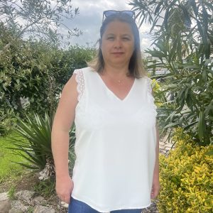 Top ADRIENNE blanc