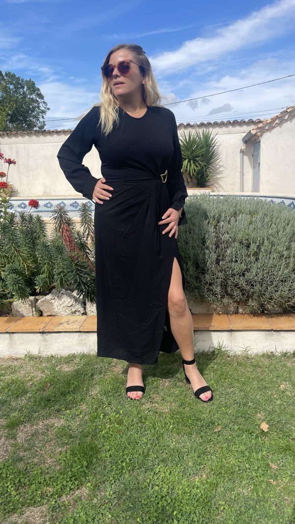 Robe "Olivia" noir