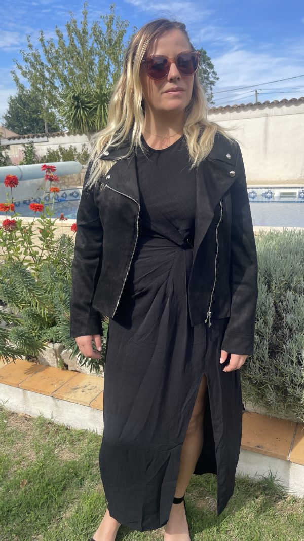 Perfecto suédine "Naël" noir – Image 4