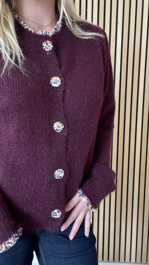 Pull Camille bordeaux – Image 2