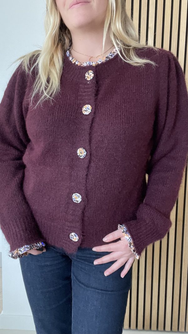 Pull Camille bordeaux – Image 3