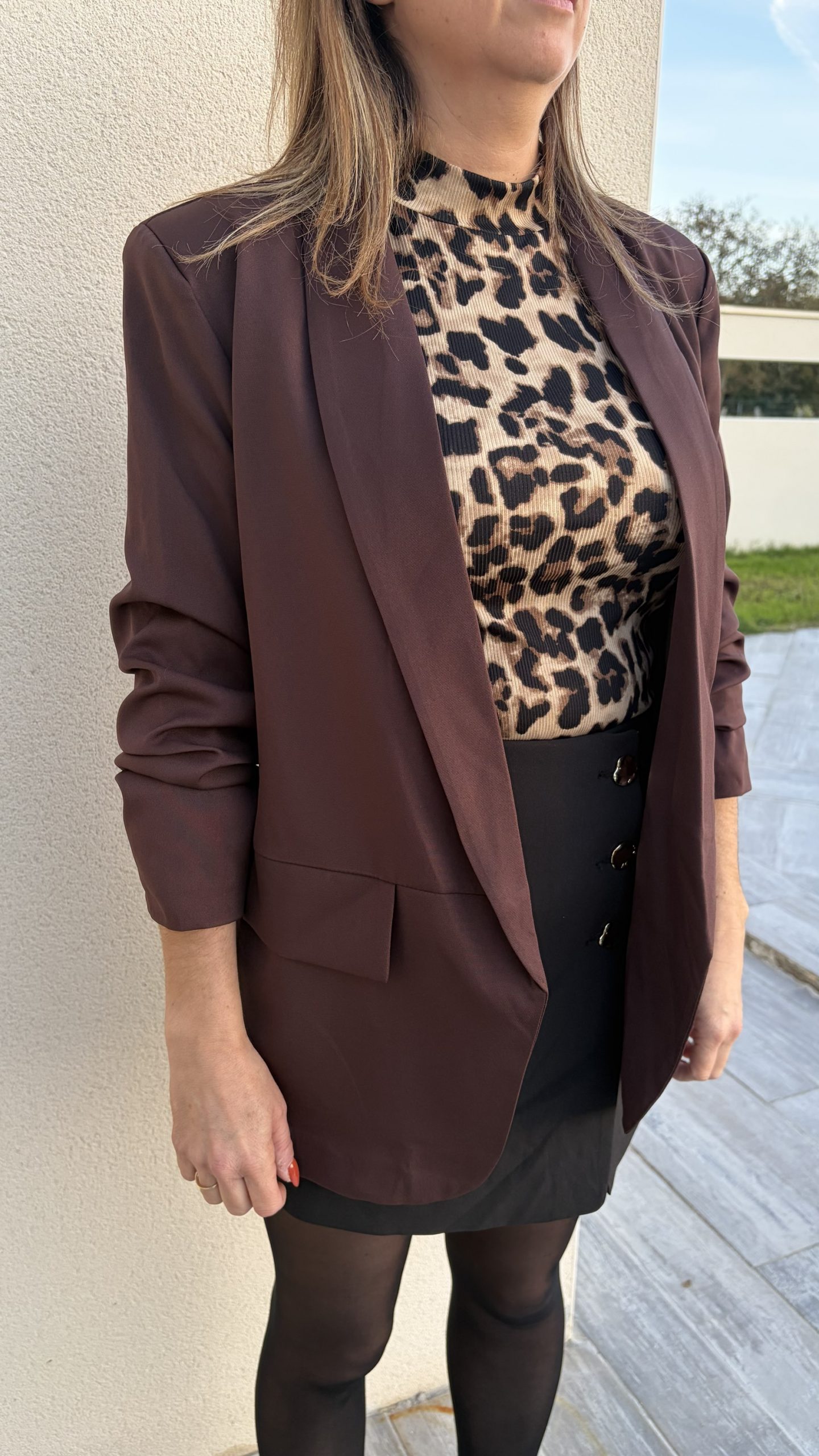Blazer Helena chocolat