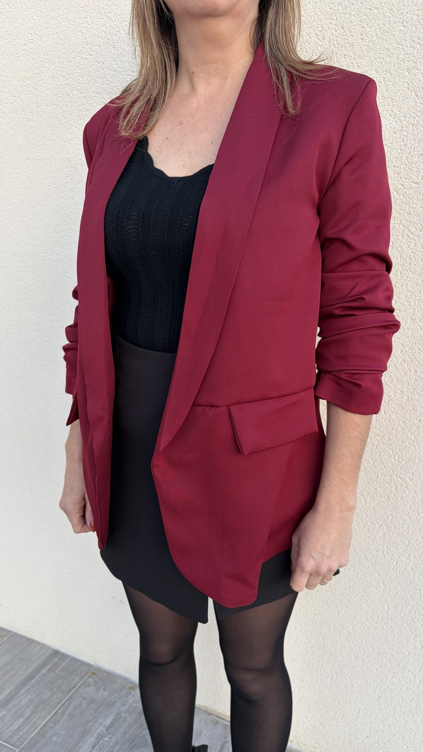 Blazer Helena bordeaux – Image 2