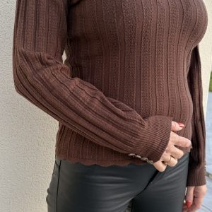 Pull Soraya marron