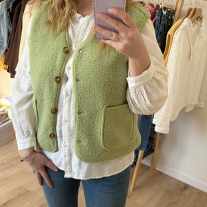 Gilet Capucine vert