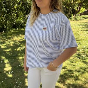 Top Louanne bleu